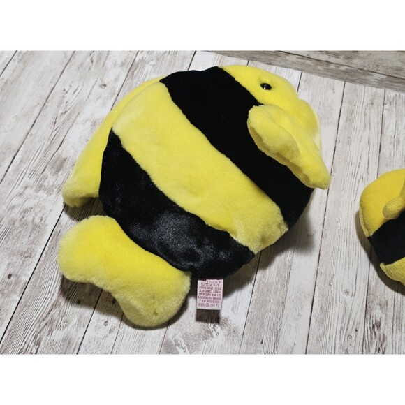 Ty Beanie Babies Bubbies Plushies Black & Yellow Stuffed Toy Rare - Picture 6 of 12